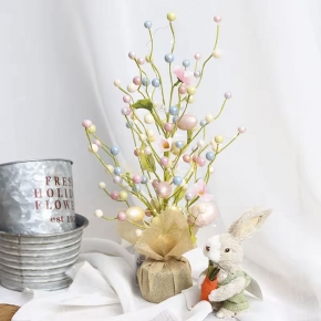 Easter egg table tree with light