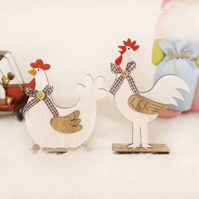 Wooden Easter Chicken Decoration
