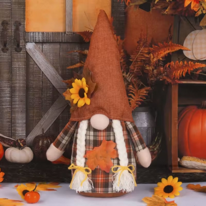 Faceless Doll Sunflower Decor