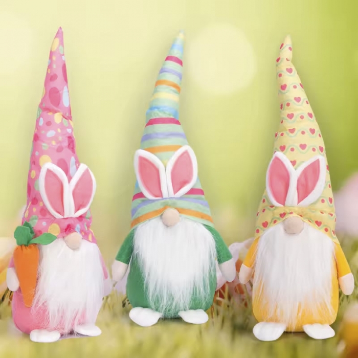 Faceless Plush Dwarf Rabbit Easter