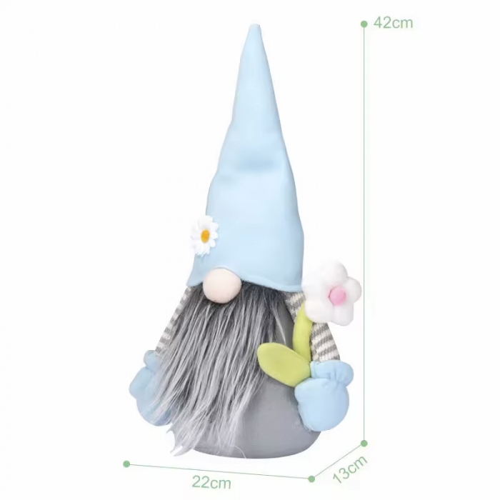 Faceless Plush Dwarf Easter  Decoration