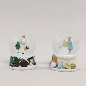 Santa Claus Ball Table Decor With Music