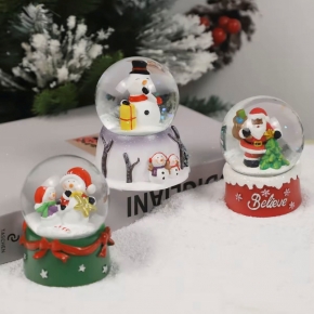 Santa Claus Ball Table Decor With Music