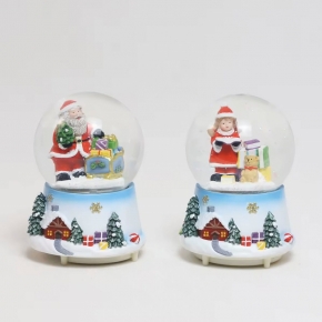 Santa Claus Ball Table Decor With Music