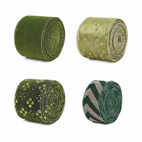 Christmas Green Ribbon
