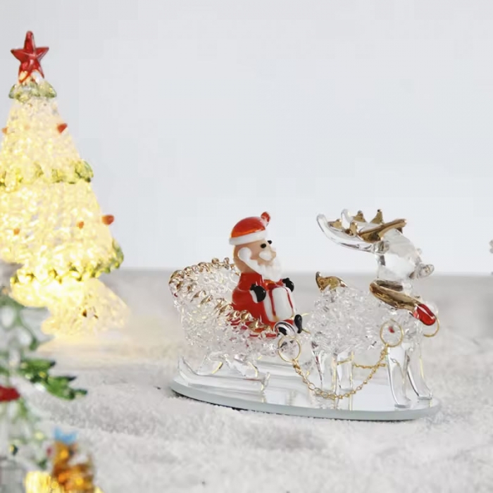 Christmas Glass Figurine