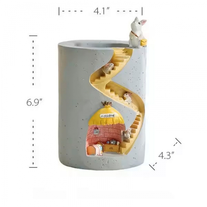 Rabbit Decorative Flower Planting Container