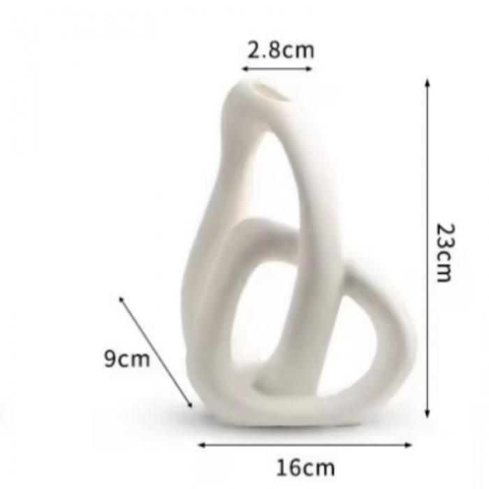 Heart-shaped Ceramic Vase