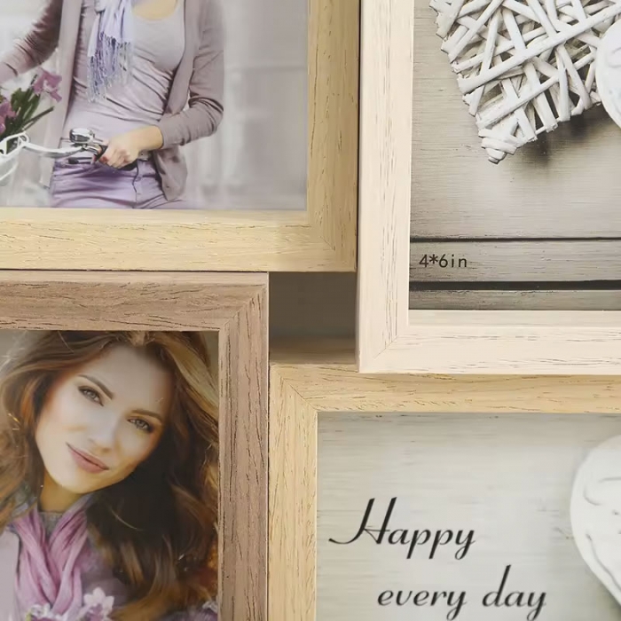 4-opening Wall Wooden Picture Frames