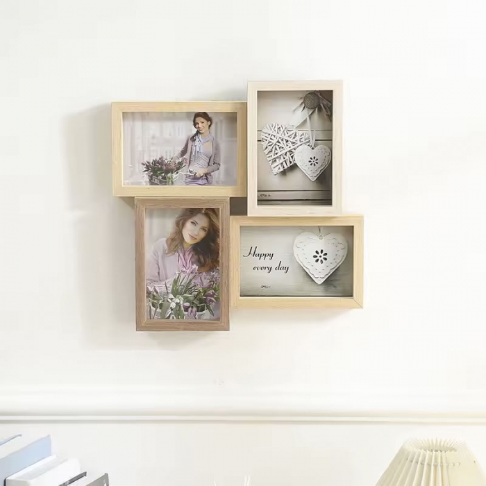 4-opening Wall Wooden Picture Frames