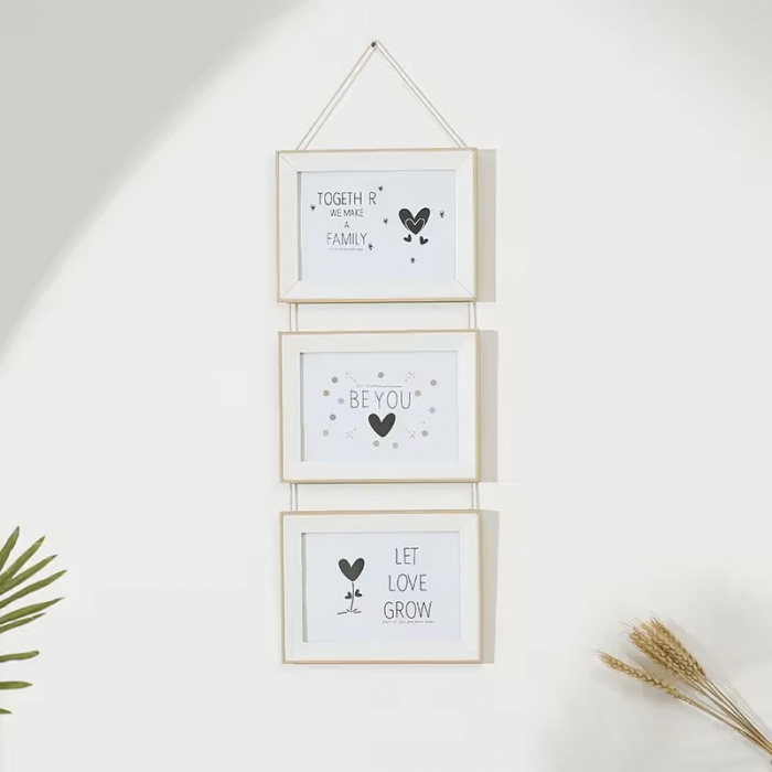 Triple Hanging Picture Frame