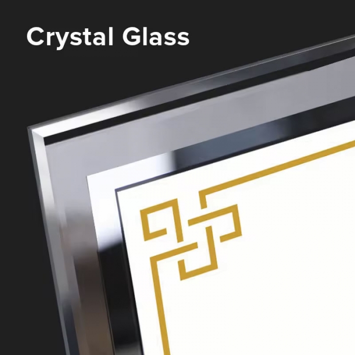 Crystal Glass Frame Table