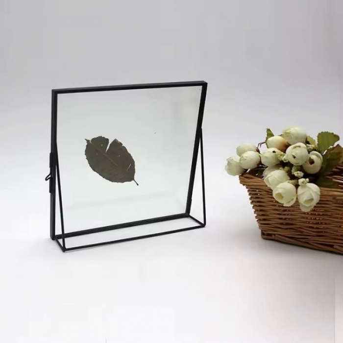 Metal Large Folding Gold Black Photo Frame