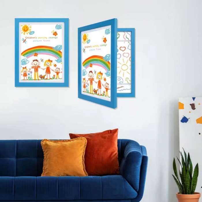 Blue Kids Artwork Frame