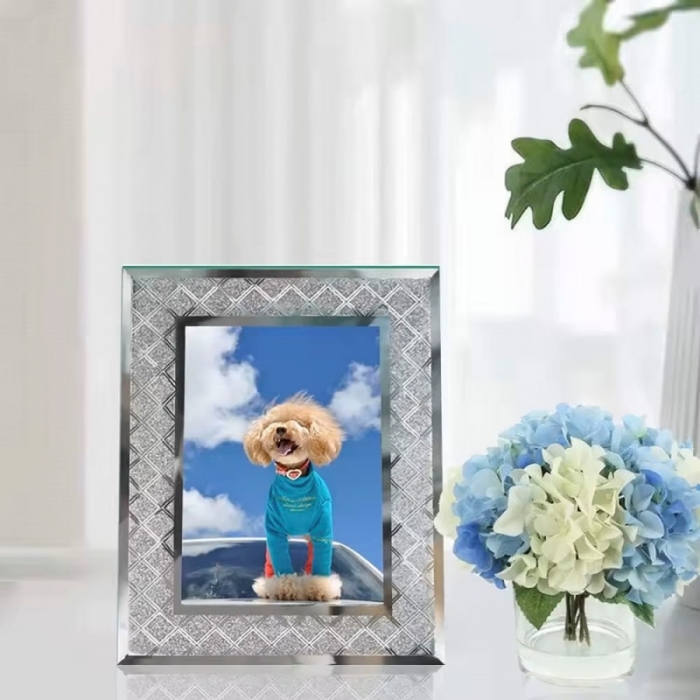 Crush Diamond Mirror Photo Frame