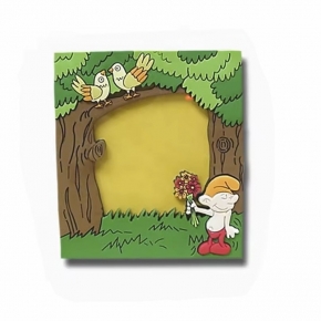 Embossed soft pvc lovely picture photo frames