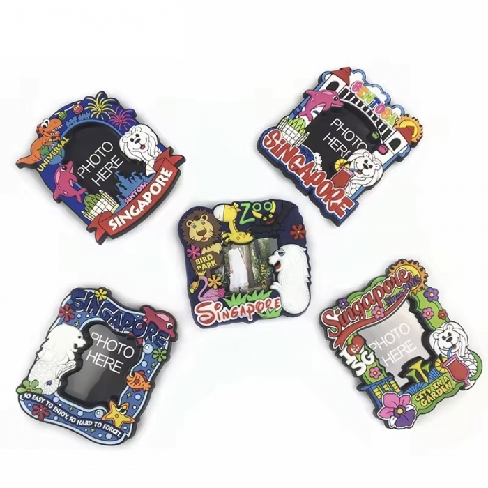 Eco-friendly Soft Rubber Magnet 3D Photo Frame