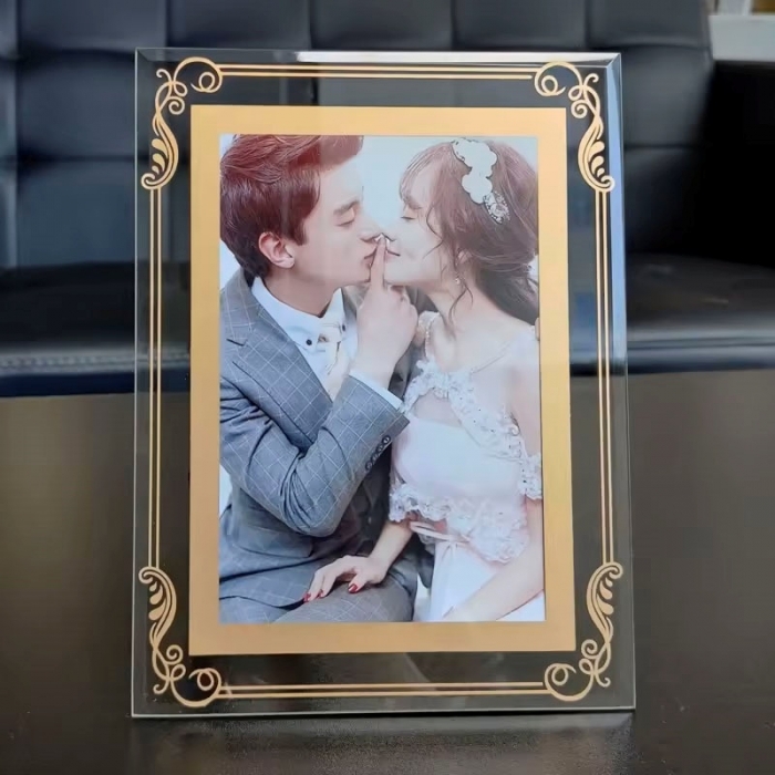 Luxury Crystal glass photo frame