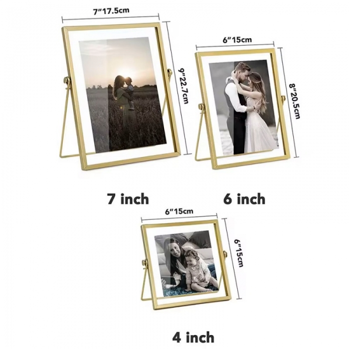 Simple Metal Geometric Picture Frame
