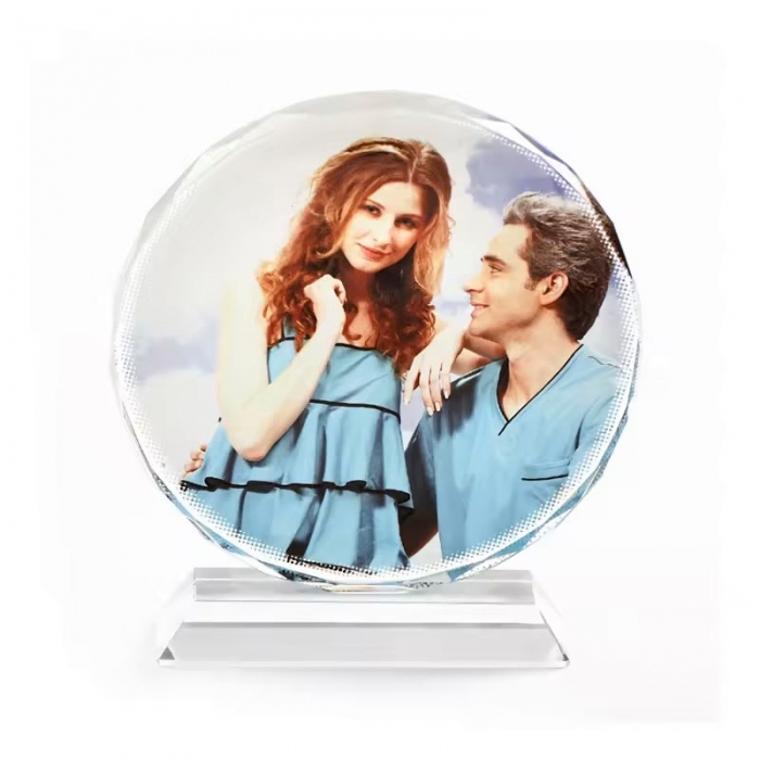 Coated Sublimation Crystals Glass Photo Frame