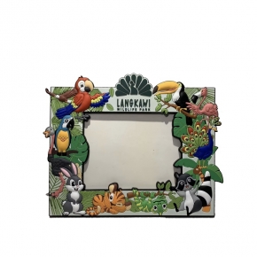 Eco-friendly Soft Rubber Cartoon Underwater World Photo Fram