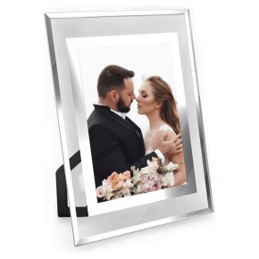 Crystal Clear Mirrored Sparkle Crushed Diamond Picture Frame