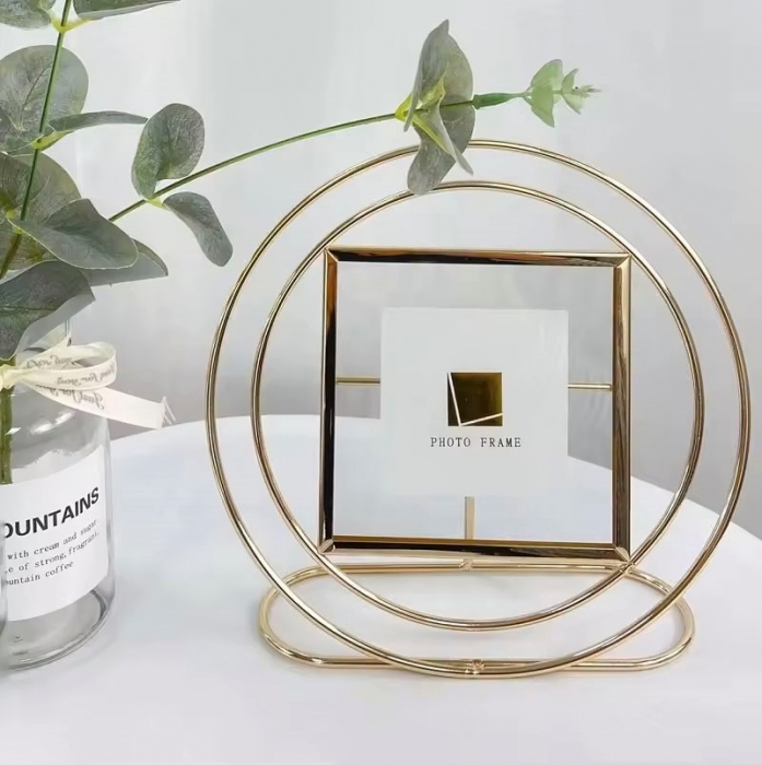 Rectangle Double Sided Glass Photo Frame