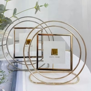Rectangle Double Sided Glass Photo Frame