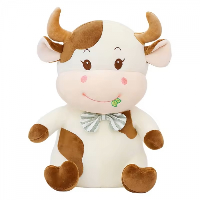 Pvc Tin Purse Stuffed Funny Soft Water Buffalo Cute Plushie Plush Cow Toy For Children 2-6 Years Old