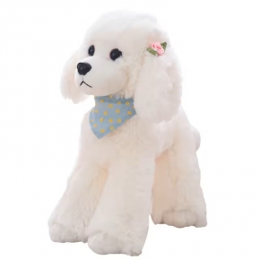 Christmas Turkey Rose Angel Teddy Stuffed Shipmunks Long  High Quality Grey Puppy Dog Toy